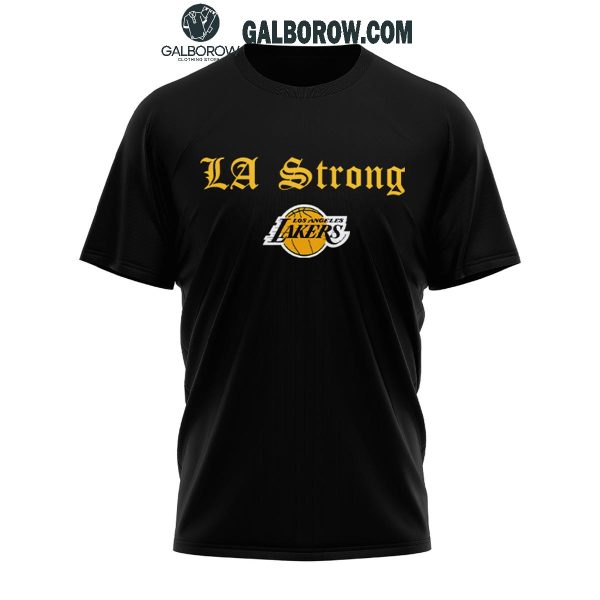 Los Angeles Lakers 2025 Support Those Impacted By The LA Wildfires Hoodie T-Shirt