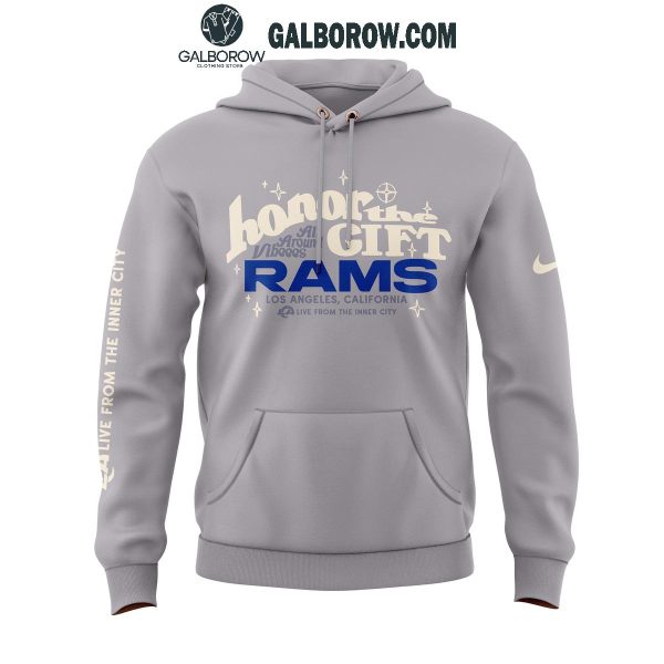 Los Angeles Rams Aaron Donald Honor The Gift 2025 Live From The Inner City Hoodie T-Shirt