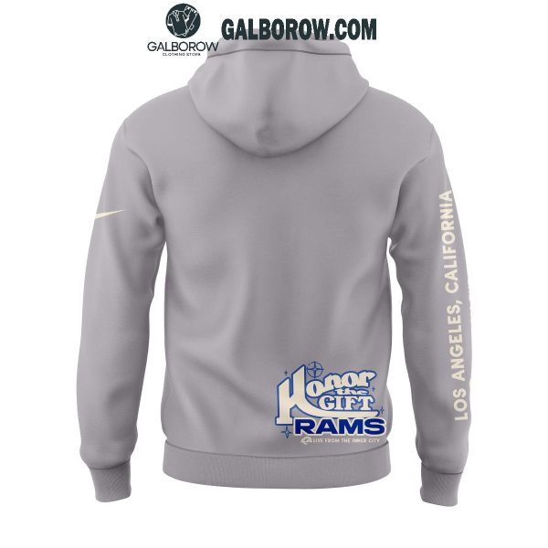 Los Angeles Rams Aaron Donald Honor The Gift 2025 Live From The Inner City Hoodie T-Shirt