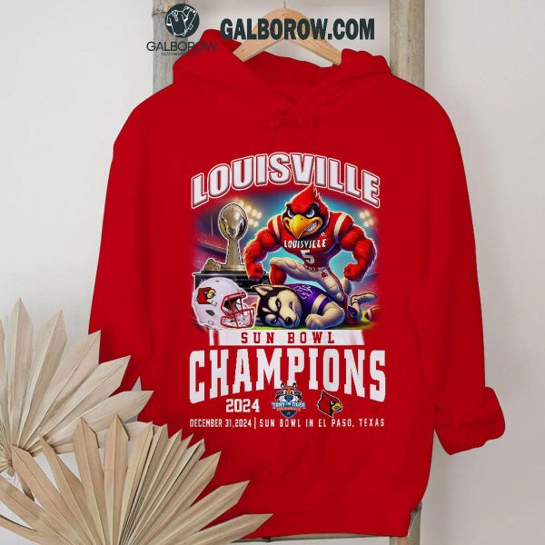 Louisville Cardinals Sun Bowl Champions T Shirt