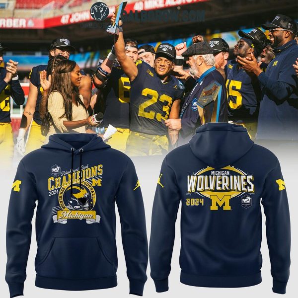 Michian Wolverines Football Reliaquest Bowl 2024 Champions Hoodie T Shirt