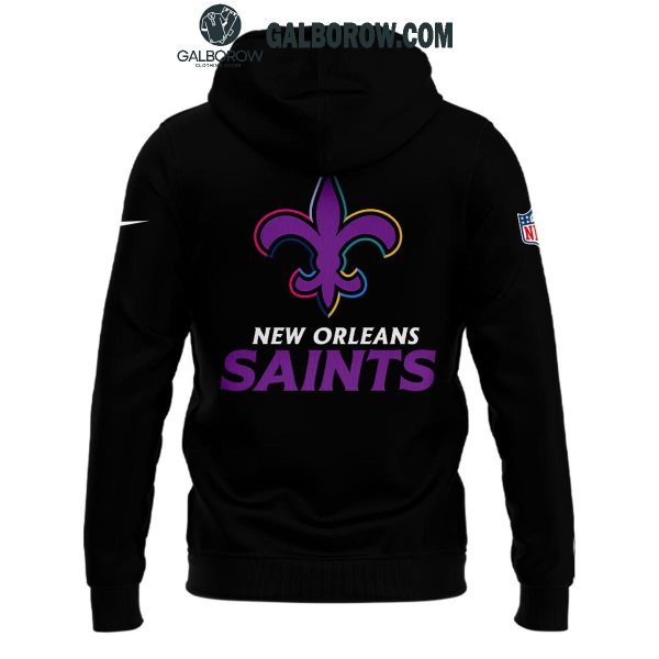 New Orleans Saints NFL Crucial Catch Fighting Cancer 2025 Hoodie T-Shirt