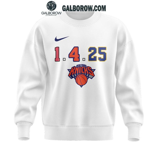 New York Knicks 1-4-25 Ready For The Match Basketball 2025 Hoodie T-Shirt