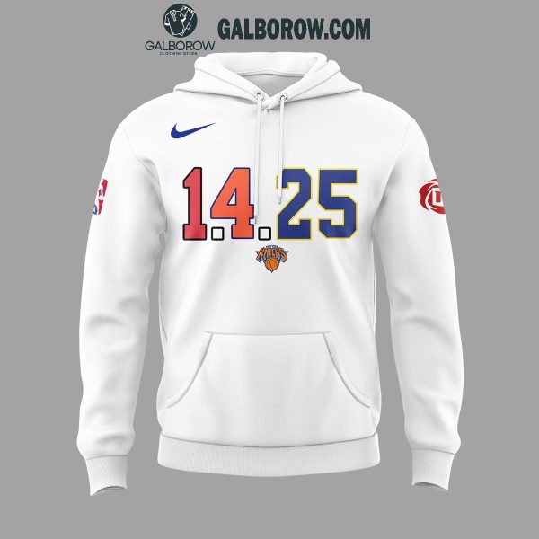 New York Knicks 1.4.25 NBA Remembering The Day 2025 Hoodie T-Shirt