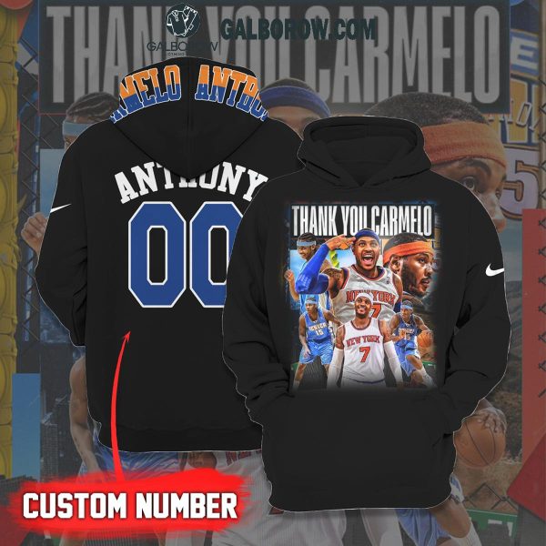 New York Knicks Thank You Carmelo Anthony 2025 NBA Personalized Hoodie T-Shirt