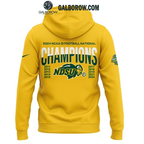 North Dakota State Bison 10th NCAA FCS National Champions Hoodie T-Shirt