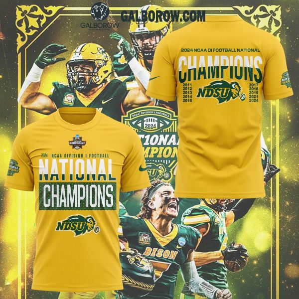 North Dakota State Bison 10th NCAA FCS National Champions Hoodie T-Shirt