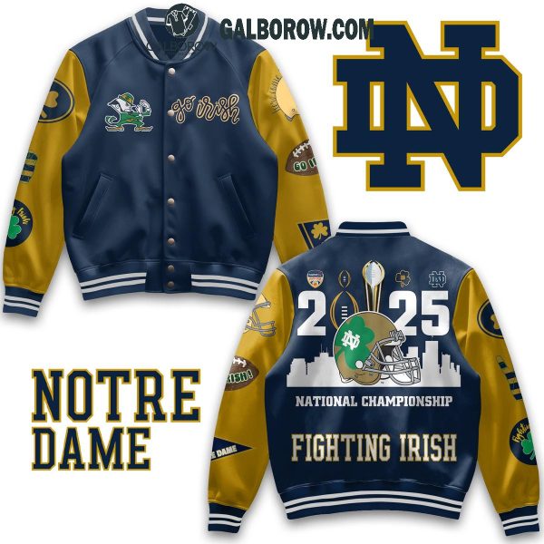 Notre Dame Fighting Irish 2025 National Championship Baseball Jacket