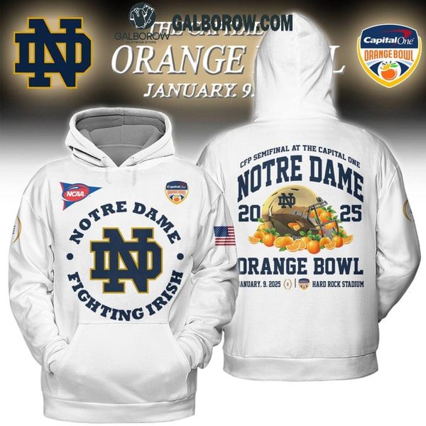 Notre Dame Fighting Irish Orange Bowl 2025 Hard Rock Stadium Hoodie T-Shirt