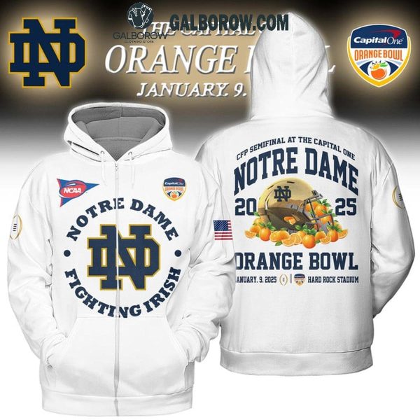 Notre Dame Fighting Irish Orange Bowl 2025 Hard Rock Stadium Hoodie T-Shirt