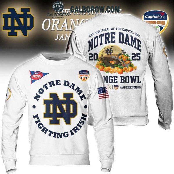 Notre Dame Fighting Irish Orange Bowl 2025 Hard Rock Stadium Hoodie T-Shirt