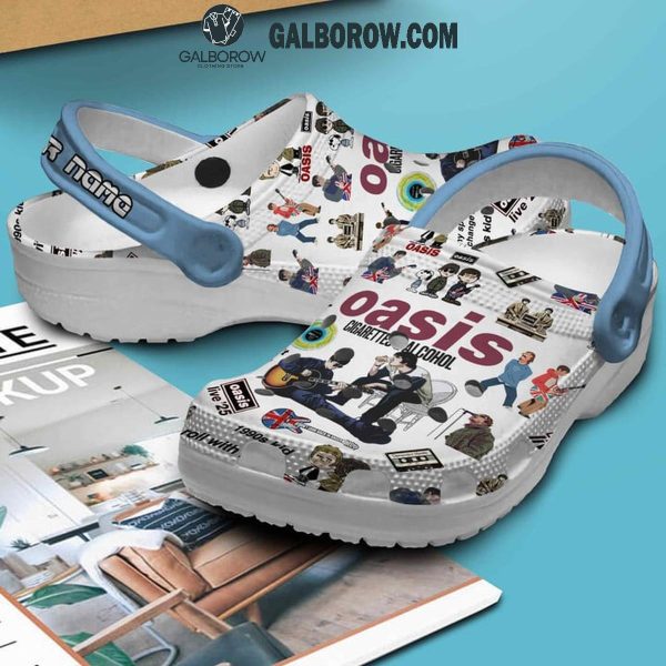 Oasis Definitely Maybe 2025 Personalized Crocs Clogs