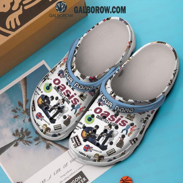 Oasis Definitely Maybe 2025 Personalized Crocs Clogs