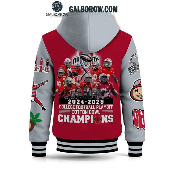 Ohio State Buckeyes Football 2025 Cotton Bowl Champions Baseball Jacket