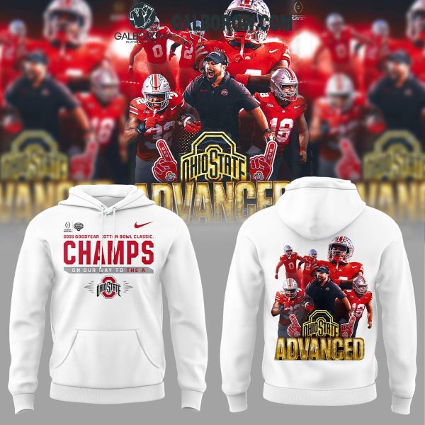 Ohio State Buckeyes On Our Ways To 2025 COTTON BOWL CHAMPIONS Hoodie T-Shirt