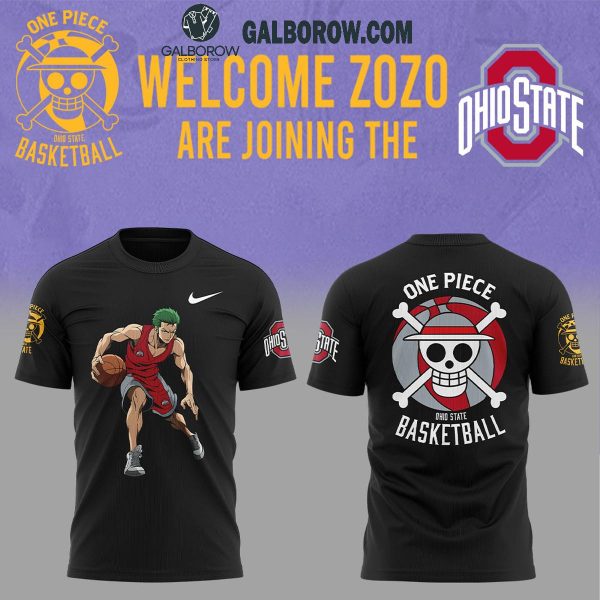 Ohio State Buckeyes Zoro One Piece Basketball 2025 Hoodie T-Shirt