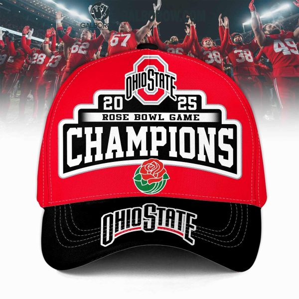 Ohio State Rose Bowl Game 2025 Champions Cap