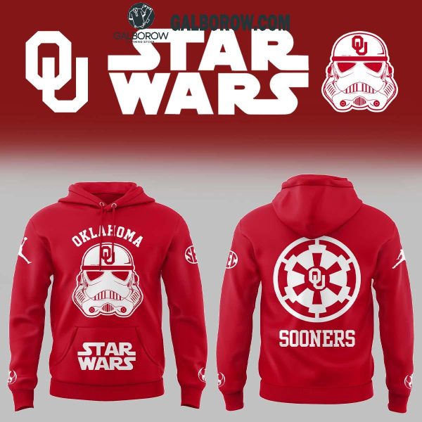 Oklahoma Sooners Basketball x Stars Wars 2025 Stormtrooper Hoodie T-Shirt