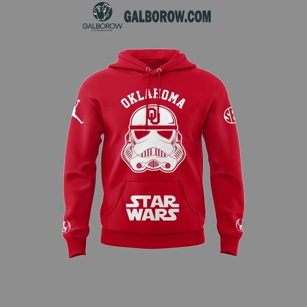 Oklahoma Sooners Basketball x Stars Wars 2025 Stormtrooper Hoodie T-Shirt