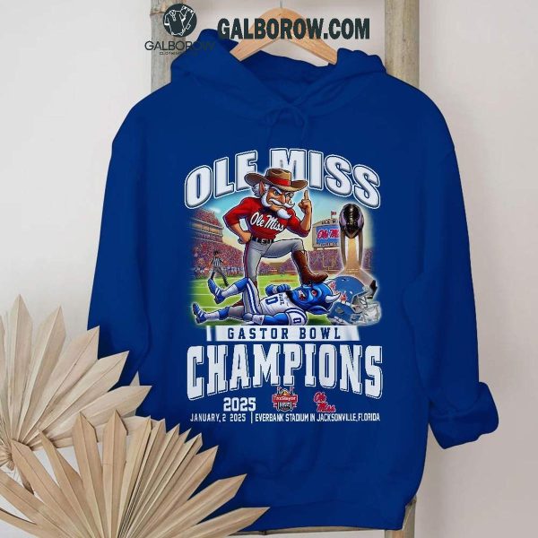 Ole Miss Rebels Gastor Bowl Champions 2025 T Shirt