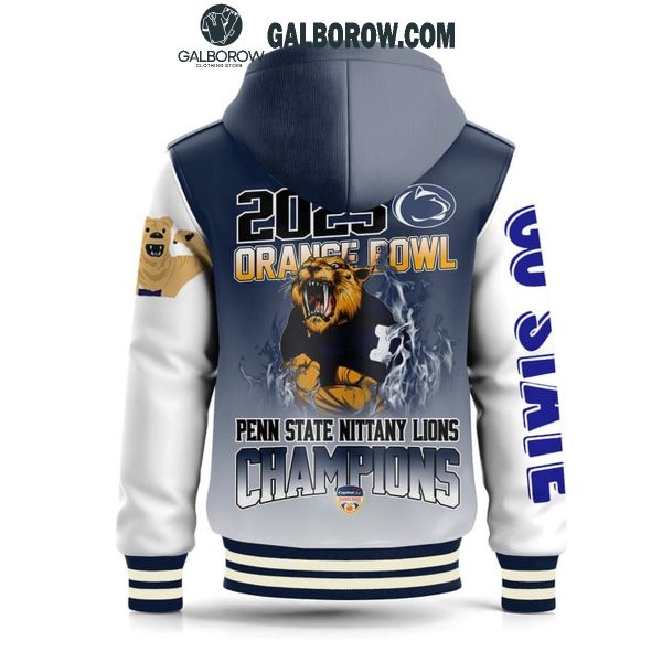 Penn State Football 2025 Orange Bowl Champions Nittany Lions Baseball Jacket