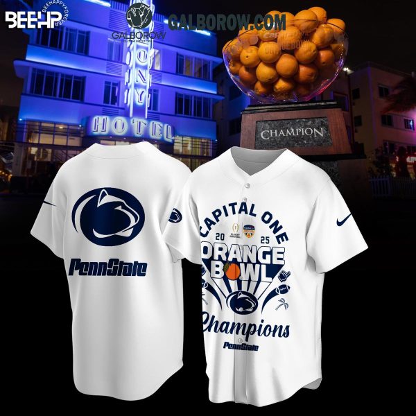 Penn State Nittany Lions Orange Bowl Champions Baseball Jersey