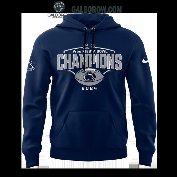 Penn State Vrbo Fiesta Bowl Champions Navy Hoodie T Shirt