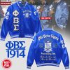 Omega Psi Phi 1911 The Mighty 4th Zeta Sigma Personalized Baseball Jacket