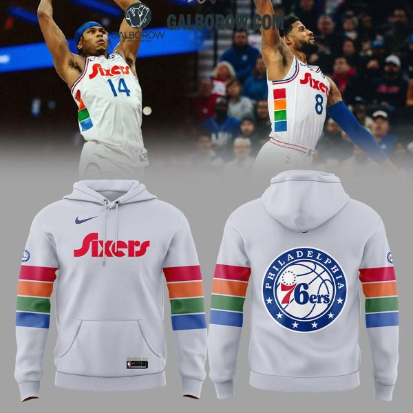 Philadelphia 76ers Tyrese Maxey 2024_25 Swingman Basketball Season Hoodie T-Shirt