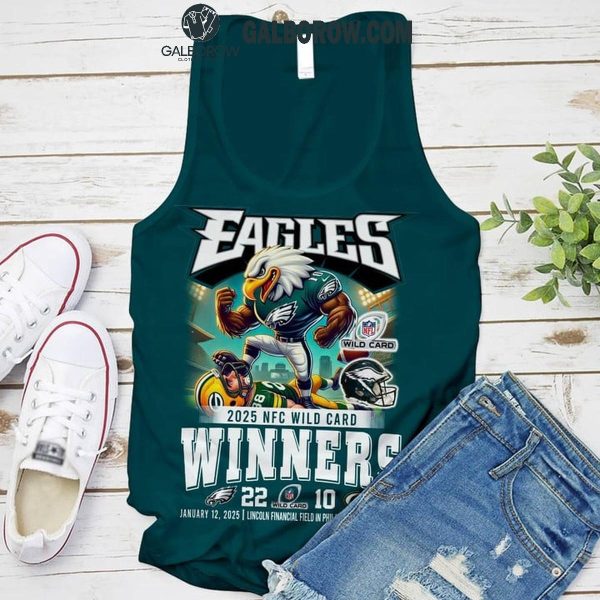 Philadelphia Eagles 2025 NFC Wild Cards Winner Beat Green Bay T-Shirt