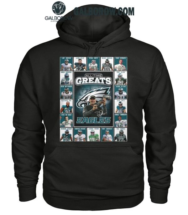 Philadelphia Eagles All-Time Greats Of The Eagles Football 2025 T-Shirt