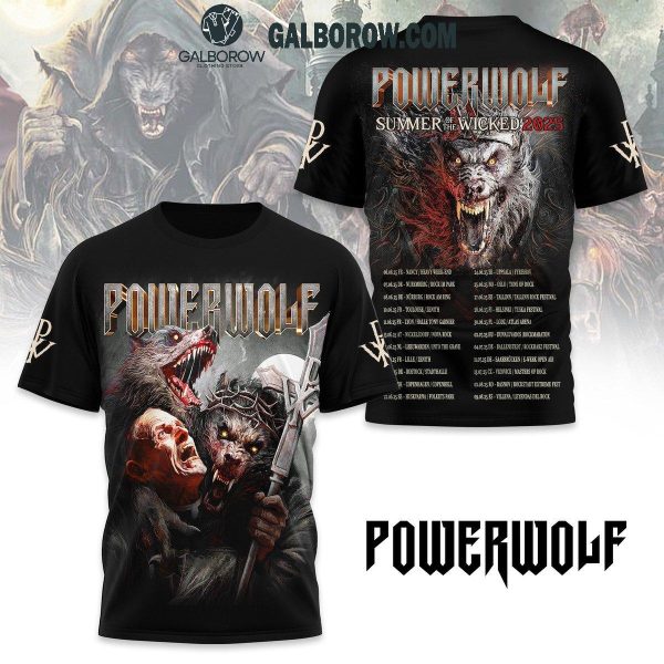 Powerwolf Summer Of The Wicked 2025 Tour Join Us Now Hoodie T-Shirt