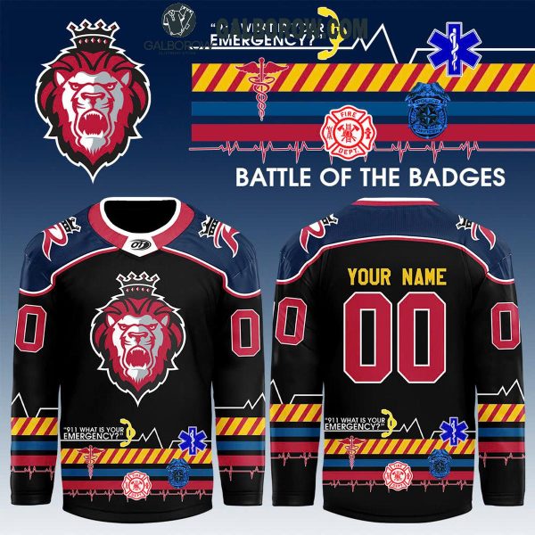 Reading Royals Battle Of The Badges 2025 Personalized Hockey Jersey