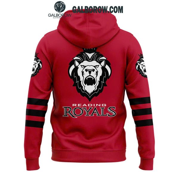 Reading Royals Red Knights 2025 Lions Heart Hoodie T-Shirt