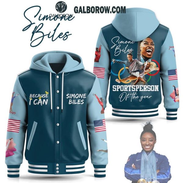 Simone Biles Sportsperson Of The Year 2025 Baseball Jacket