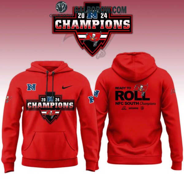 Tampa Bay Buccaneers 2024 NFC South Champions Ready To Roll Hoodie T-Shirt