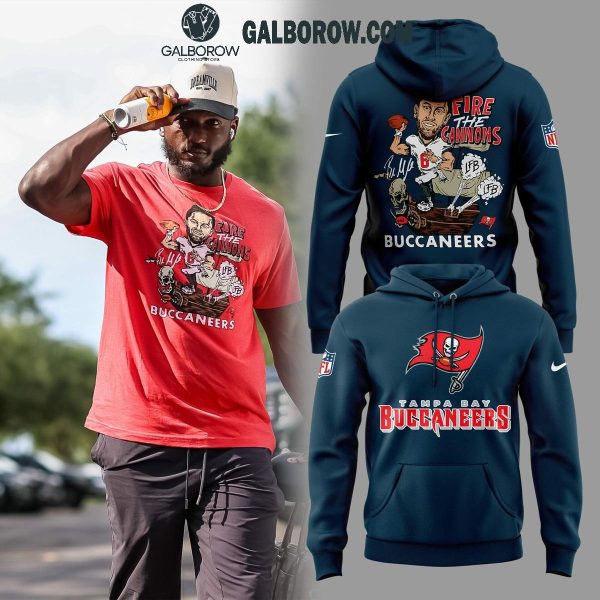 Tampa Bay Buccaneers 2025 Football Fire The Cannons Green Design Hoodie T-Shirt