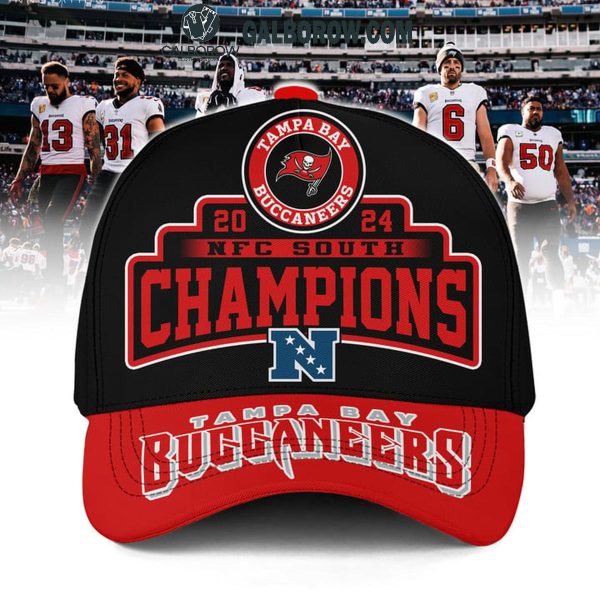 Tampa Bay Buccaneers NFC South Champions 4-Straight 2024 Black Cap