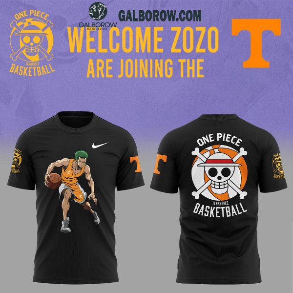 Tennessee Volunteers Zoro One Piece Basketball 2025 Hoodie T-Shirt