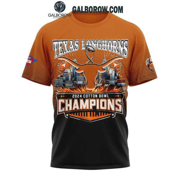 Texas Longhorns 2025 Cotton Bowl Champions 2025 Lineup List Hoodie T-Shirt