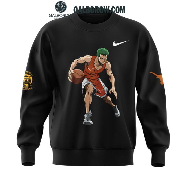 Texas Longhorns Men’s Basketball Welcoming One Piece Zoro 2025 Hoodie T-Shirt