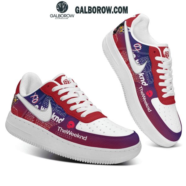 The Weeknd 2025 XOXO Save Your Tears Air Force 1 Shoes