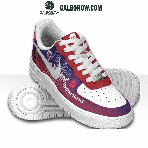 The Weeknd 2025 XOXO Save Your Tears Air Force 1 Shoes