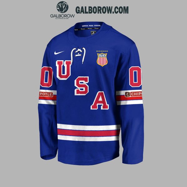 USA Hockey World Junior Ice Hockey Champions 2024 Personalized Hockey Jersey