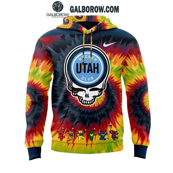 Utah Hockey Club Grateful Dead 2025 Crazy Rock Night Hoodie T-Shirt