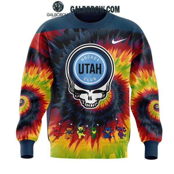 Utah Hockey Club Grateful Dead 2025 Crazy Rock Night Hoodie T-Shirt