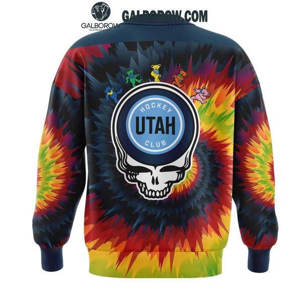 Utah Hockey Club Grateful Dead 2025 Crazy Rock Night Hoodie T-Shirt