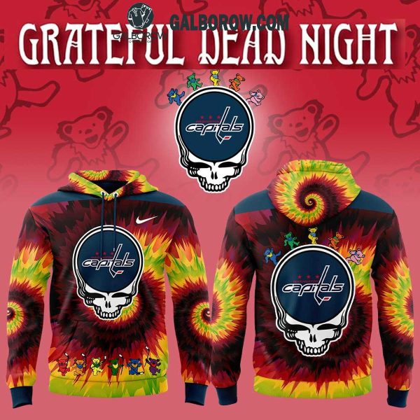 Washington Capitals Hockey Crazy Grateful Dead Night 2025 Hoodie T-Shirt