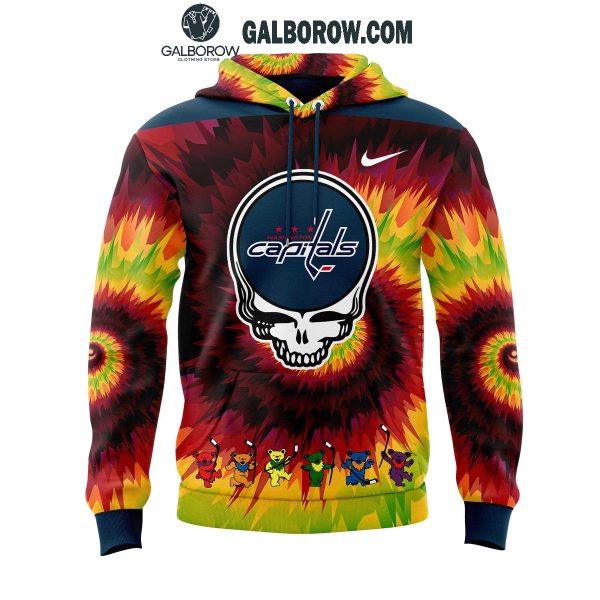 Washington Capitals Hockey Crazy Grateful Dead Night 2025 Hoodie T-Shirt