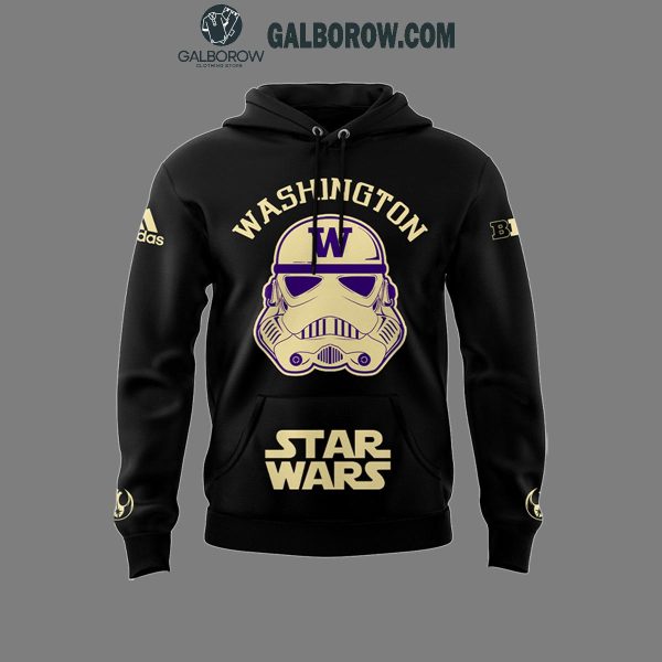 Washington Huskies Basketball x Stars Wars 2025 Stormtrooper Hoodie T-Shirt